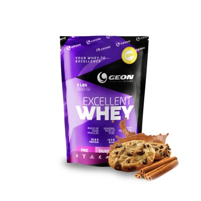 Протеин Excellent Whey Карамель с печеньем и корицей 920 гр.