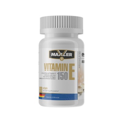 Добавка Maxler Vitamin E, 60 гелевых капсул