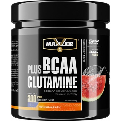 Комплекс аминокислот Maxler BCAA + Glutamine Watermelon, 300 г
