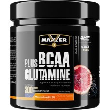 Комплекс аминокислот Maxler BCAA + Glutamine Grapefruit, 300 г