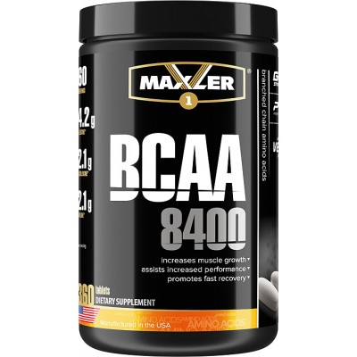 Комплекс аминокислот Maxler BCAA 8400, 360 таблеток