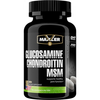 Глюкозамин и Хондроитин Maxler Glucosamine Chondroitin MSM, 90 таблеток