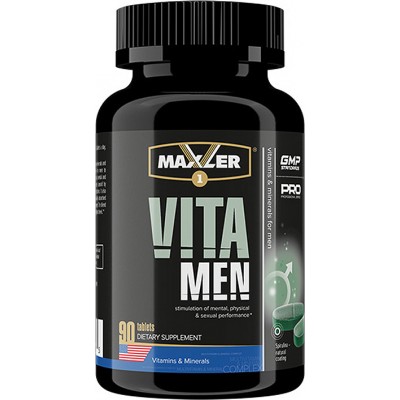 Витаминно-минеральные комплексы Maxler VitaMen, 90 таблеток