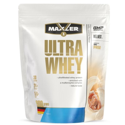 Протеин Maxler Ultra Whey 900 гр. - Соленая карамель