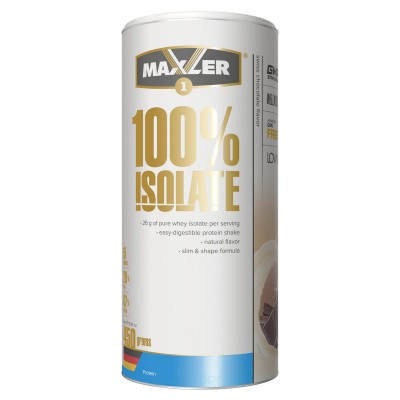 Изолят протеина Maxler 100% Isolate (90% protein) 450 гр. - Швейцарский шоколад