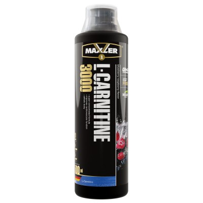Карнитин Maxler L-Carnitine 500 ml 3000 мг. - Черника-Малина