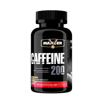 Энергетик Maxler Caffeine 200 ( Кофеин ), 100 таблеток