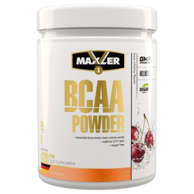 Комплекс аминокислот Maxler BCAA Powder EU, 420 гр. - Вишня