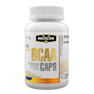 Комплекс аминокислот Maxler BCAA CAPS, 240 капсул