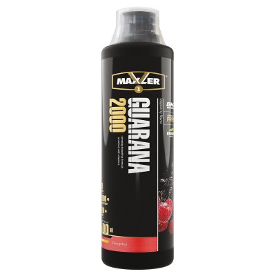 Энергетик Maxler Guarana 2000 ( Гуарана 2000 ), 500 мл. - Малина