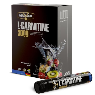 Карнитин Maxler L-Carnitine 3000 мг. (7 х 25 мл.) - Клубника-Киви