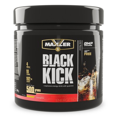 Энергетик Maxler Black Kick 500 гр. (банка) - Кола