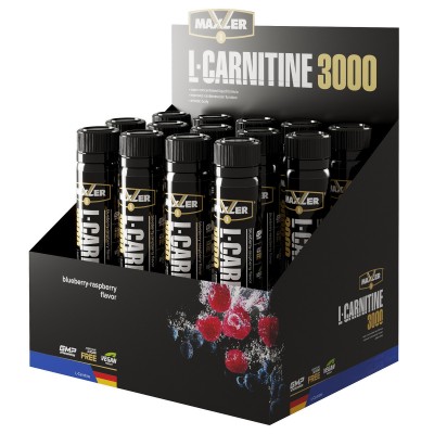 Карнитин Maxler L-Carnitine 3000 мг. (14 х 25 мл.) - Черника-Малина