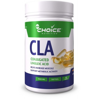 MyChoice Nutrition Конъюгированная линолевая кислота CLA Softgel, 60 капсул