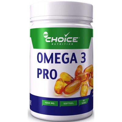 Рыбий жир MyChoice Nutrition 'Omega 3 pro', 1000 мг, 90 шт
