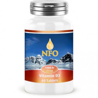 Norwegian Fish Oil Vitamin D3 1000 IU (25 мг) 60 таб