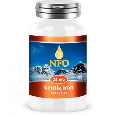 Железо NORWEGIAN Fish Oil Gentle Iron 25 мг 100 таб