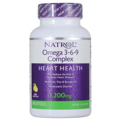 Омега 3-6-9 Natrol 'Omega 3-6-9 Complex' 60 капс