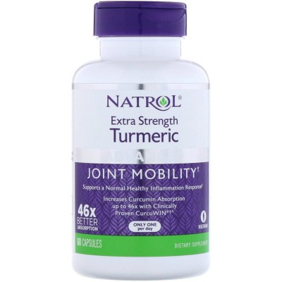 Куркума Natrol 'Turmeric Extra Strength' 60 капс