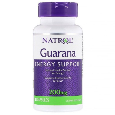 Гуарана Natrol Guarana 200 мг, 90 капсул