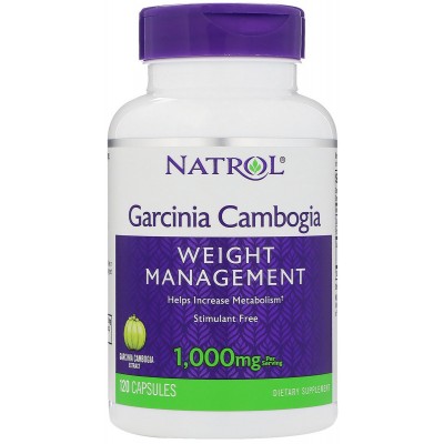 Гарциния камбоджийская Natrol Garcinia Cambogia 1000 мг, 120 капсул