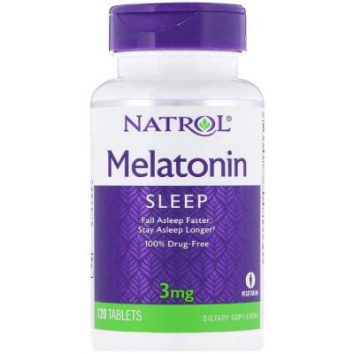 Мелатонин Natrol Melatonin 3 мг, 120 таблеток
