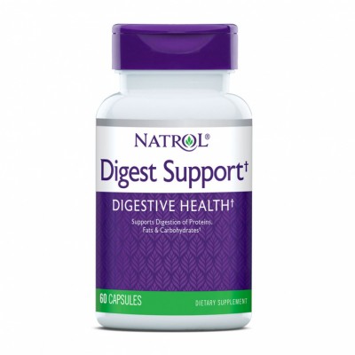 Комплекс для улучшения пищеварения и здоровья ЖКТ Natrol Digest support, 60 капсул