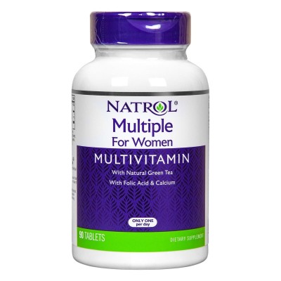 Витаминно-минеральный комплекс для женщин NATROL Multiple for Women 90 таблеток