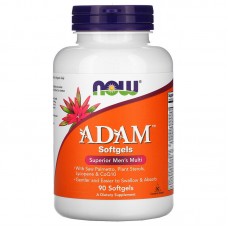 NOW Мультивитамины для мужчин ADAM, 90 мягких таблеток