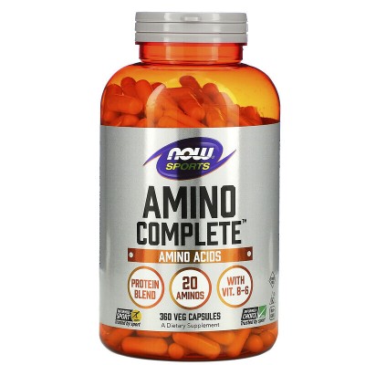 Now Foods,   для улучшения состояния мышц, аминокислотный комплекс, 360 растительных капсул