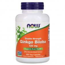 Now Foods GINKGO BILOBA (гинкго билоба),120 мг, 100 /200 капсул