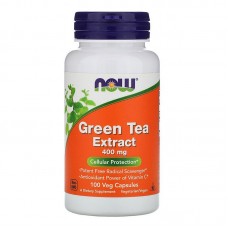 Now Foods,   Антиоксидант, Экстракт зеленого чая, 400 мг, 100 растительных капсул