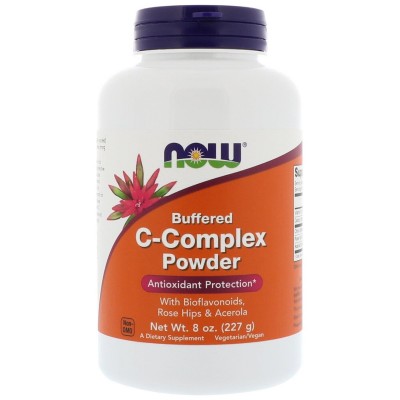 Now Foods,   Антиоксидант, Порошок с комплексом буферизованных витаминов С, 227 г