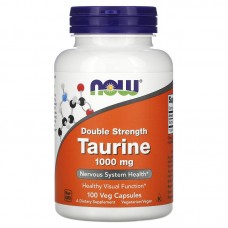 Now Foods Таурин, 1000 мг, 100 растительных капсул