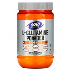 Now Foods,   поддержка иммунной системы, Спорт, L-глютамин в виде порошка, 454 г