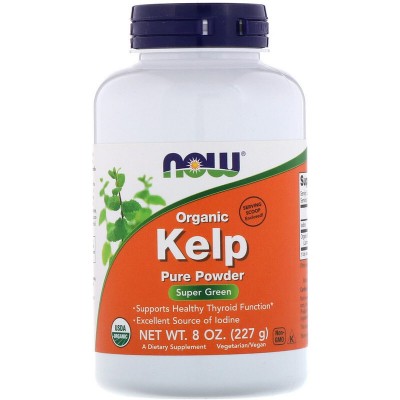 Now Foods Органическая ламинария, чистый порошок, 227 гр
