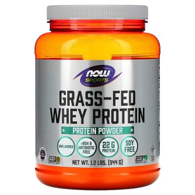 Now Foods, Экологически чистый концентрат сывороточного протеина, без вкусовых добавок, 544 г