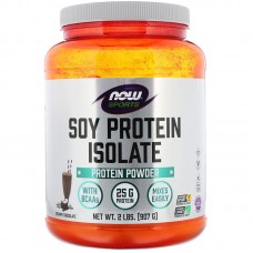 Now Foods, Sports, изолят соевого белка, кремовый шоколад, 907 г