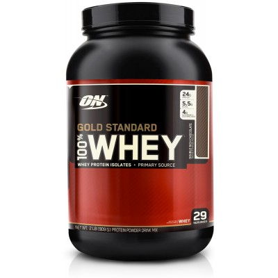 Optimum Nutrition '100% Whey Protein Gold Standard', шоколад, 900 г