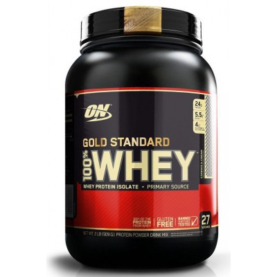Optimum Nutrition '100% Whey Protein Gold Standard', клубника, 900 г