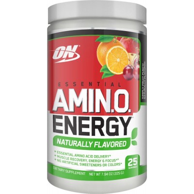 Optimum Nutrition Essential Amino Energy Naturally Flavored Fruit Punch, 225 г