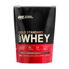 Optimum Nutrition '100% Whey Protein Gold Standard', двойной богатый шоколад, 450 г