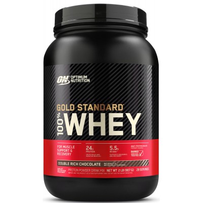 Optimum Nutrition 100 % Whey protein Gold standard 908 г Double Rich Chocolate