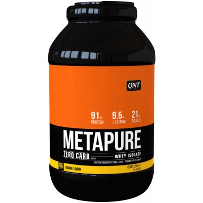 Изолят QNT 'Metapure Zero Carb' Клубника 2 кг