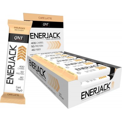 Батончик QNT 'Enerjack' Кофе латтэ 12 шт х 75 гр