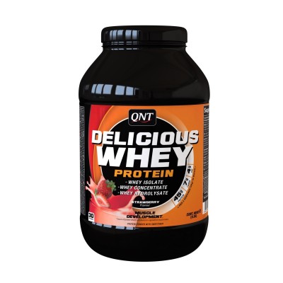 Протеин QNT 'Delicious Whey' 908г, Клубника
