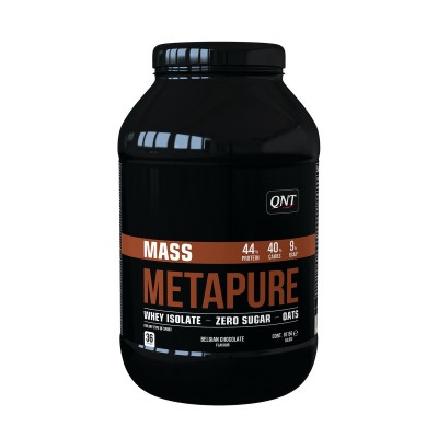 Гейнер с изолятом QNT 'METAPURE MASS' Бельгийский шоколад 1,8 кг