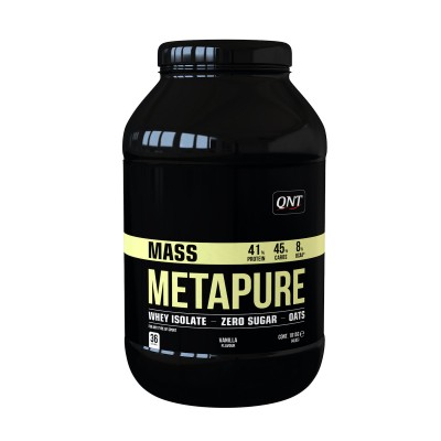 Гейнер с изолятом QNT 'METAPURE MASS' Ваниль 1,8 кг