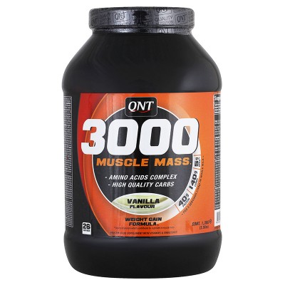 Muscle Mass 3000, 1300 г, вкус: ваниль