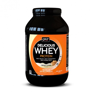 Протеин Delicious Whey Protein, 908 г, вкус: печенье-крем
